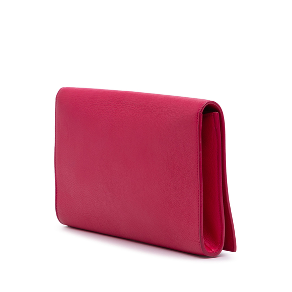 Pre-Loved Yves Saint Laurent Large Leather Belle De Jour Clutch - Picture 2 of 11